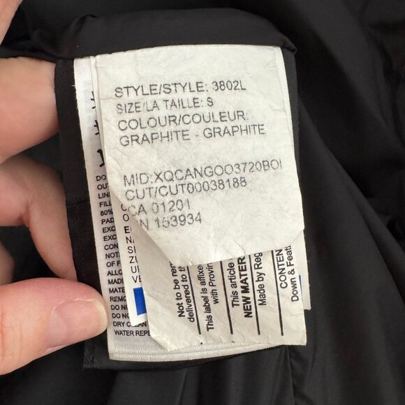 Canada Goose "Shelburne" Parka in Grey, size Small - Picture 14 of 16